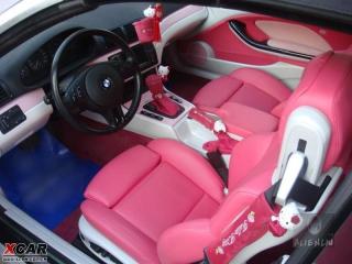 Pink BMW ülés kárpitozás