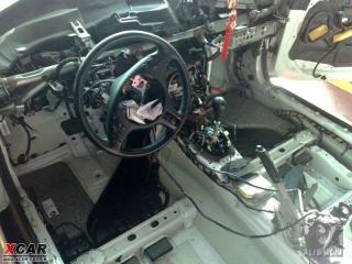 Pink BMW autóülés csere