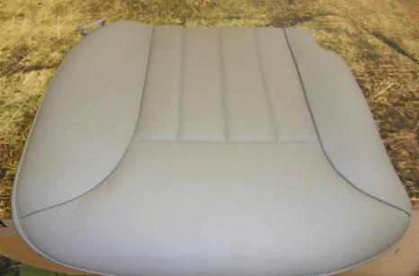 Mercedes ülés áthúzása bőrrel, ülőfelület