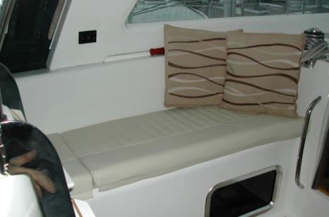 Hajó ülés kárpitozása